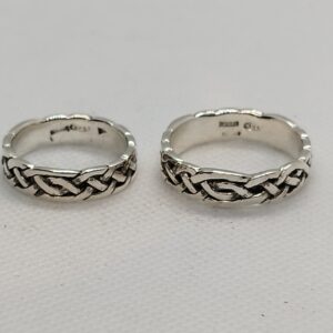 fedi argento nodo celtico