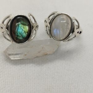 anello triskel labradorite